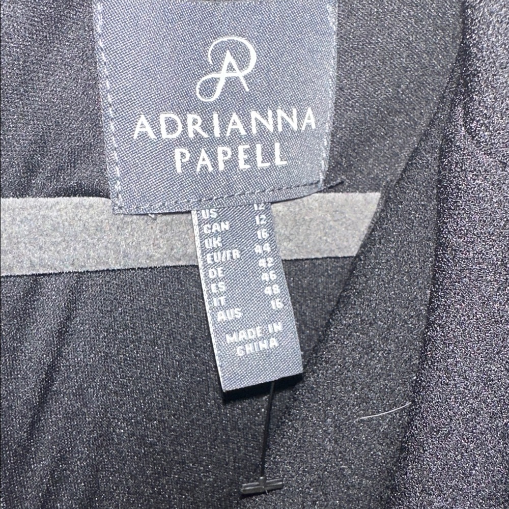 Adrianna Papell Classic Black Dress - Picture 4 of 4
